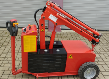 E-crane 110 in transport position